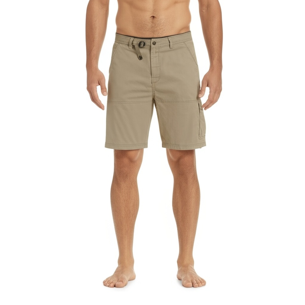 prAna Integrated Belt Lightweight Cargo Shorts Waist 40 Inseam 10